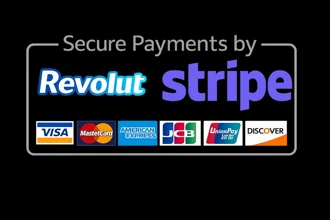 Secure payments by Revolut and Stripe